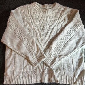 a new day Cable Knit Sweater - Soft Mint